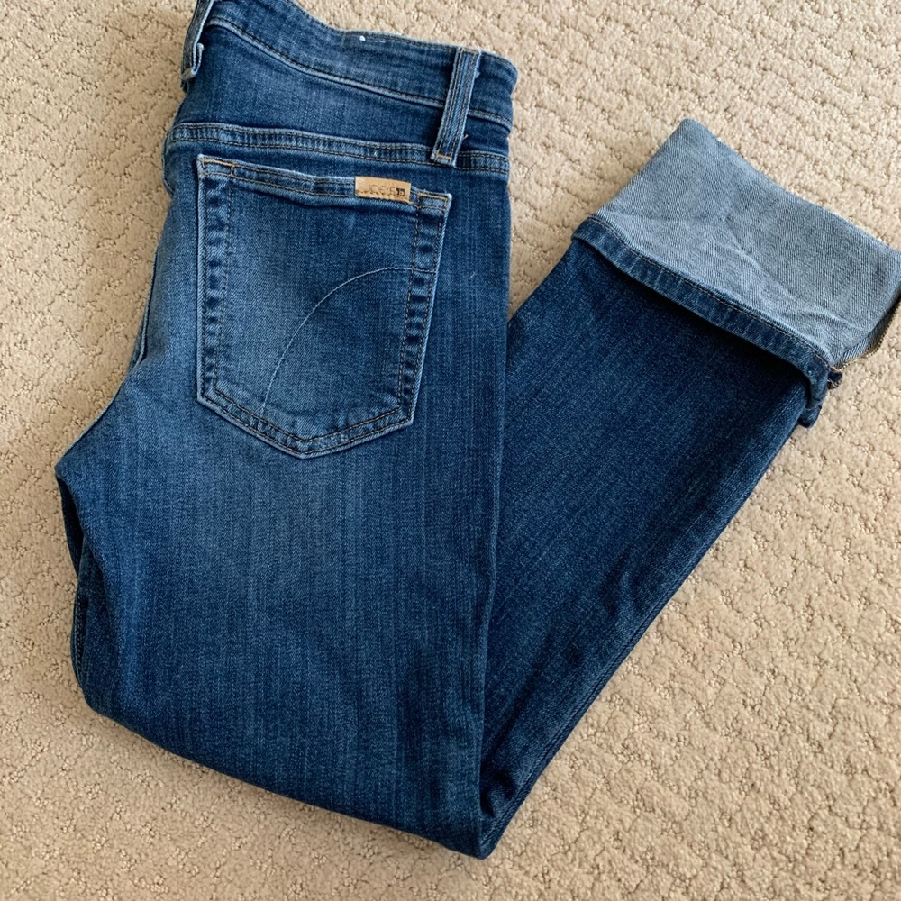 Cuffed denim